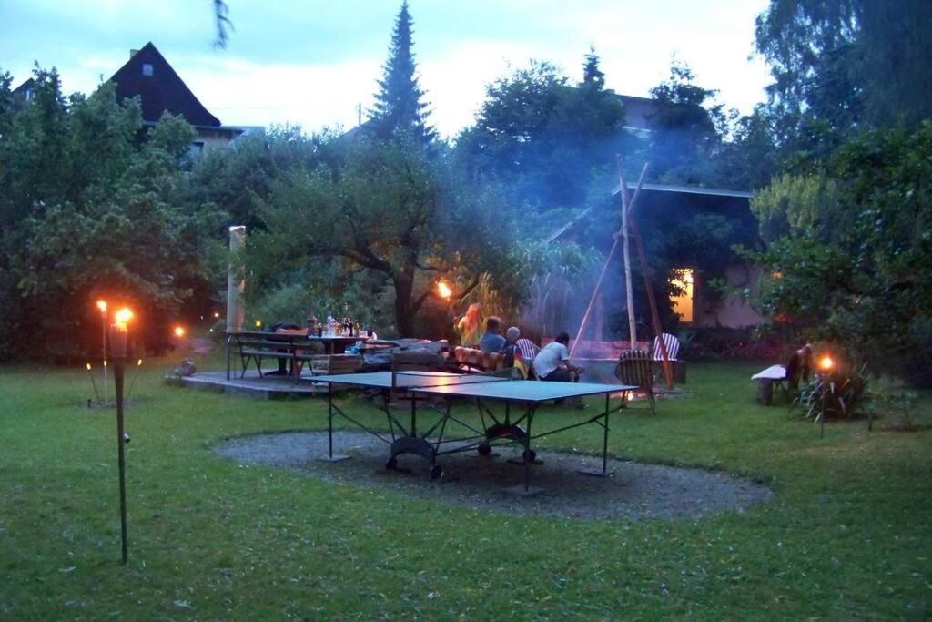 Gartentraum, Feuergrill, Kids-spielwelt, 4raeume Apartment Hartenstein (Saxony)